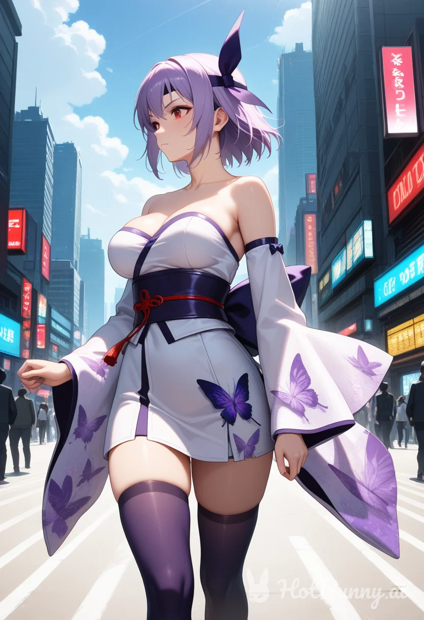 purple haired goddess...