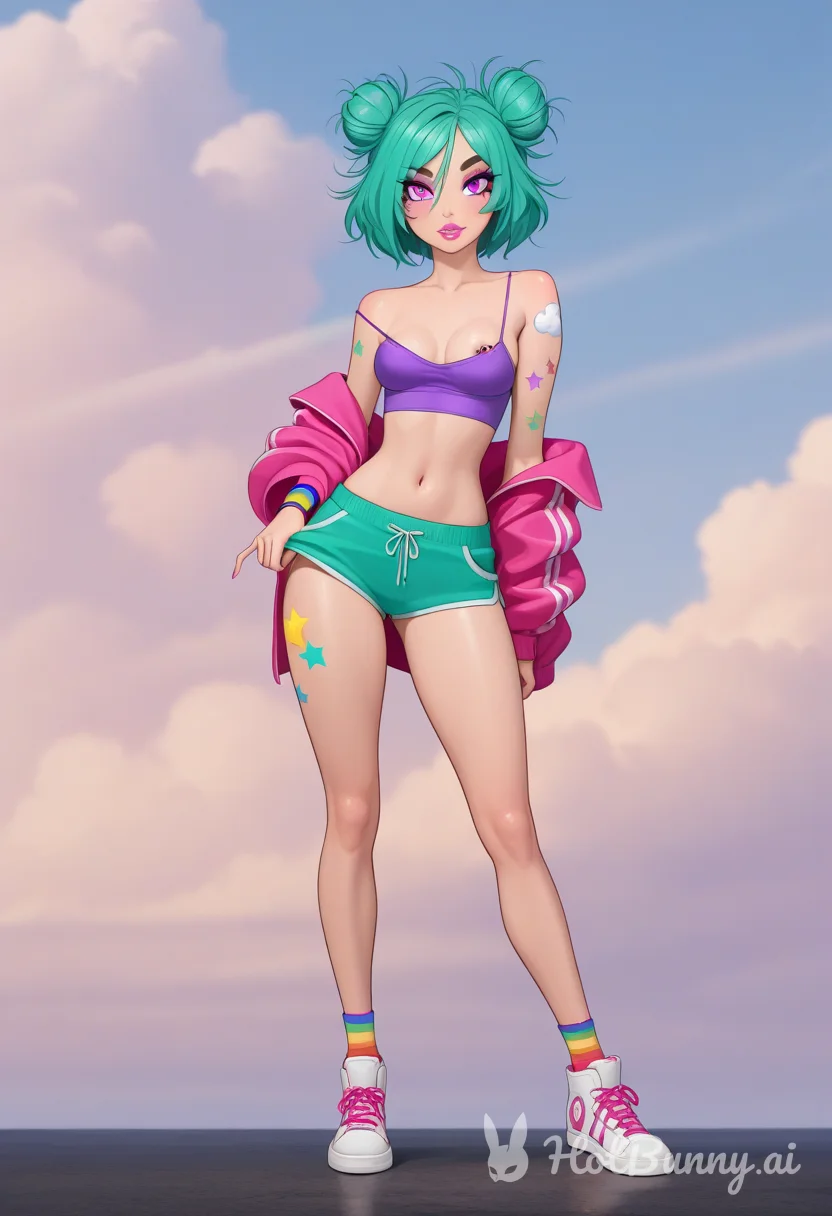 Pink Lips Lingerie Ai Hentai