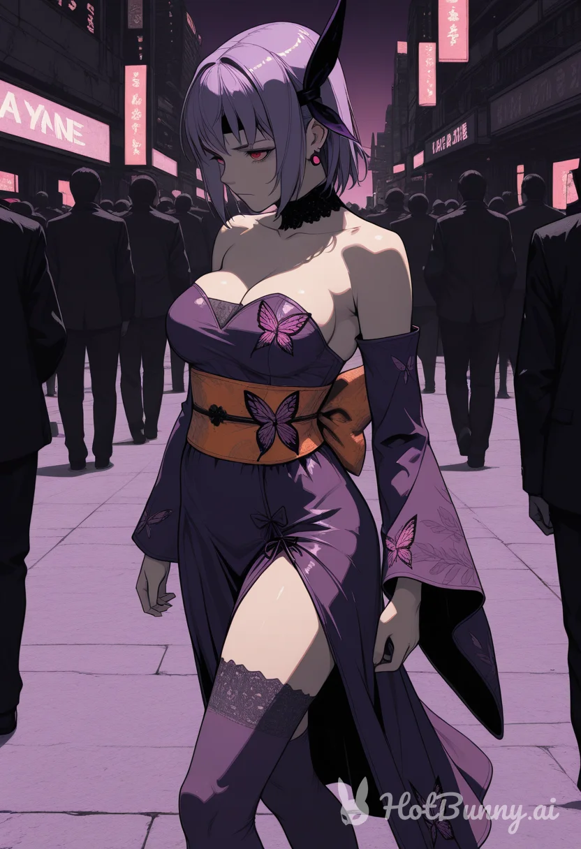 purple haired goddess...