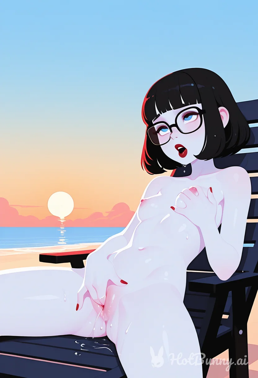 Hazels trip to the nude beach