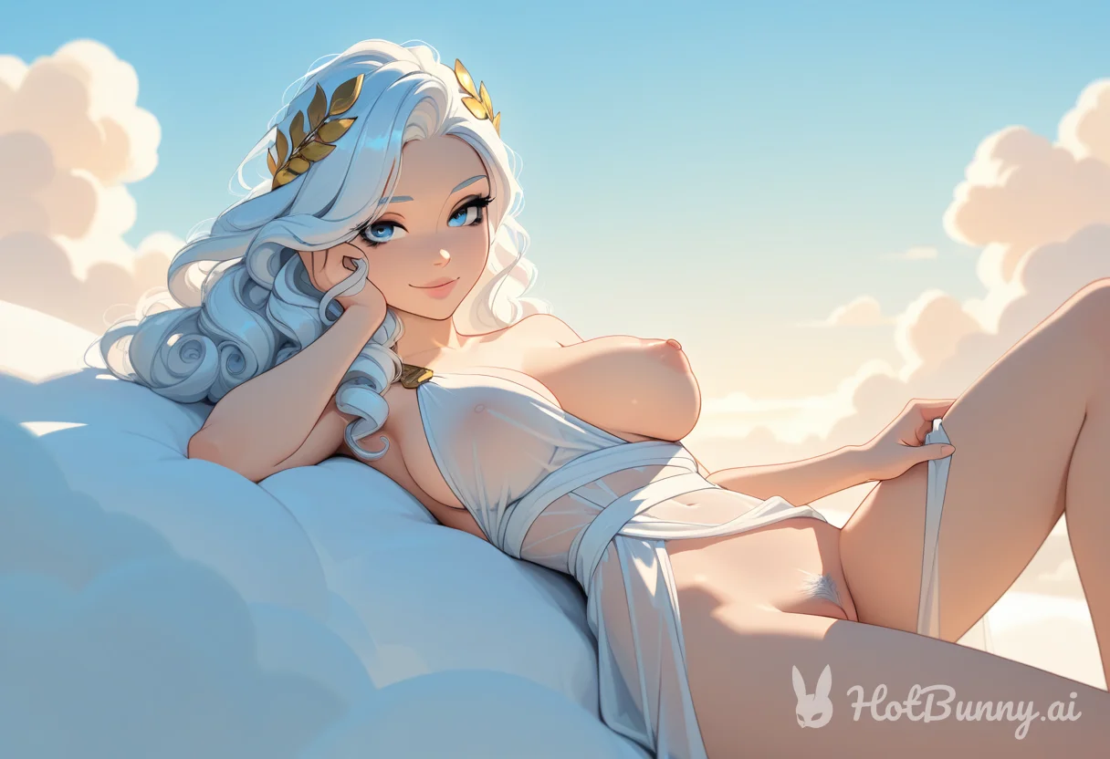Aura, goddess of the wind, the sky, and all clouds