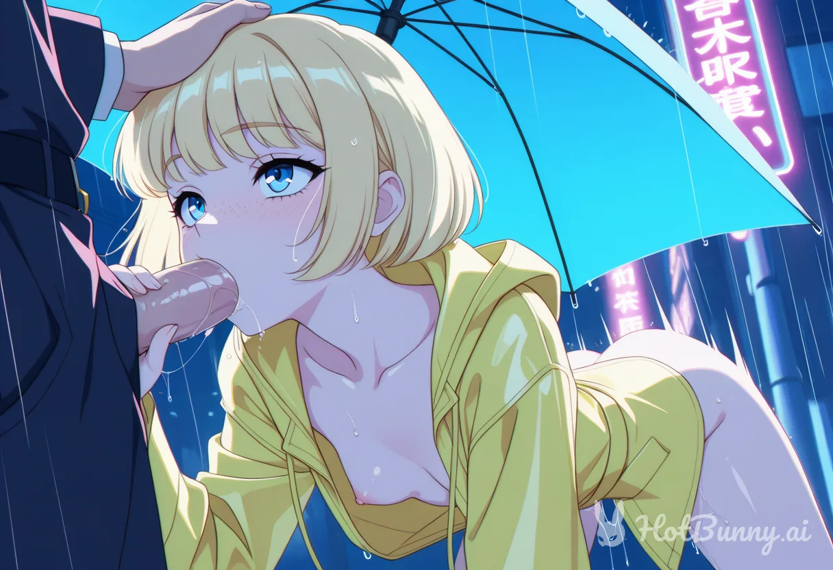 Public Blonde Ai Hentai