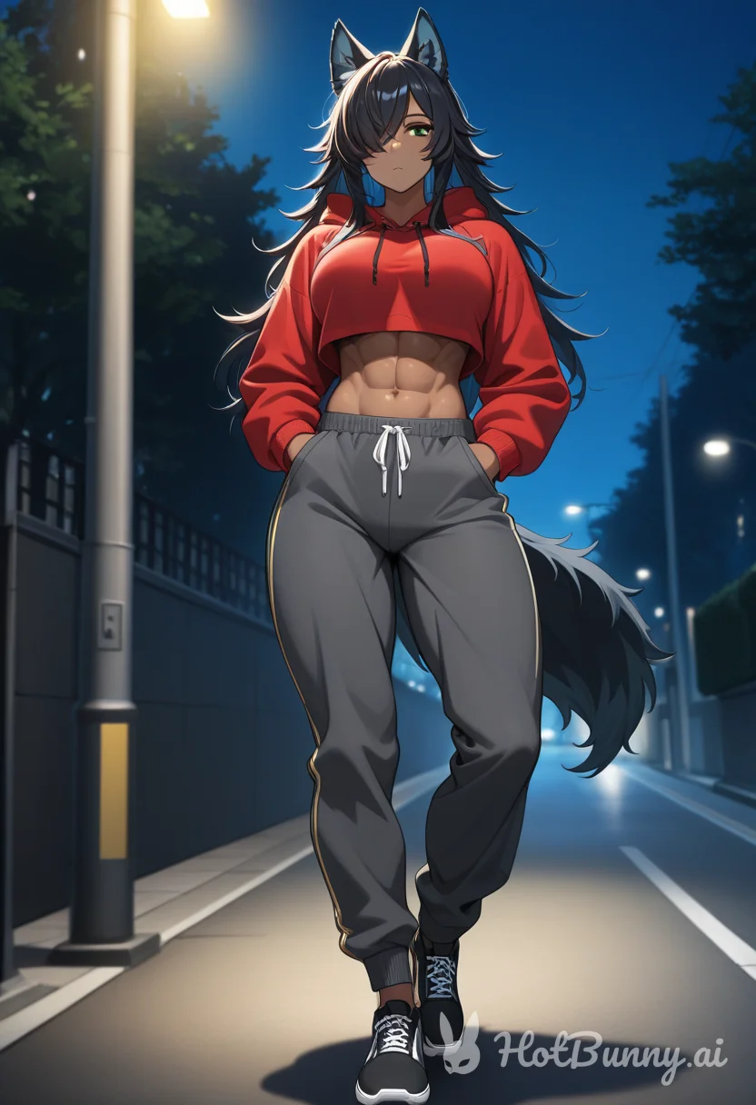 Wolf Girl Ebony Muscle Girl Ai Hentai