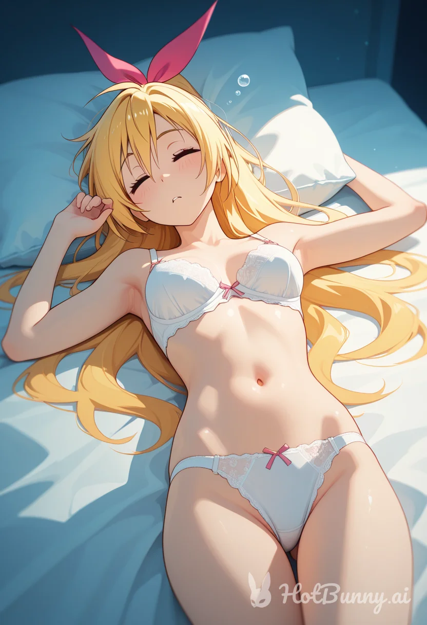 Sleeping Blonde Lingerie Ai Hentai