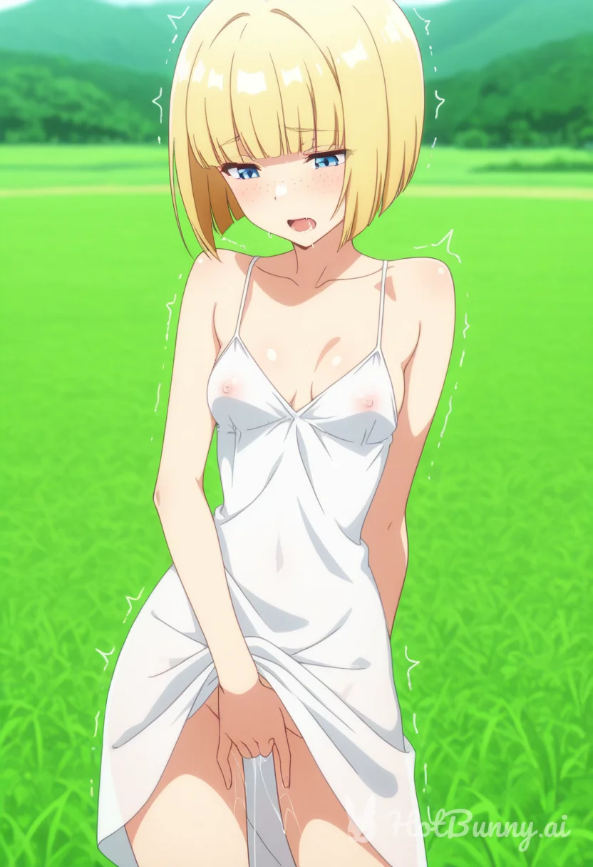 Masturbation Blonde Ai Hentai