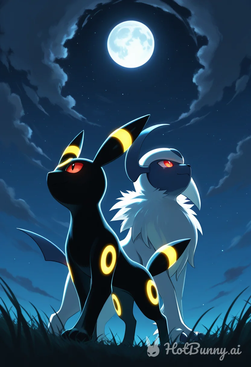 Absol and Umbreon