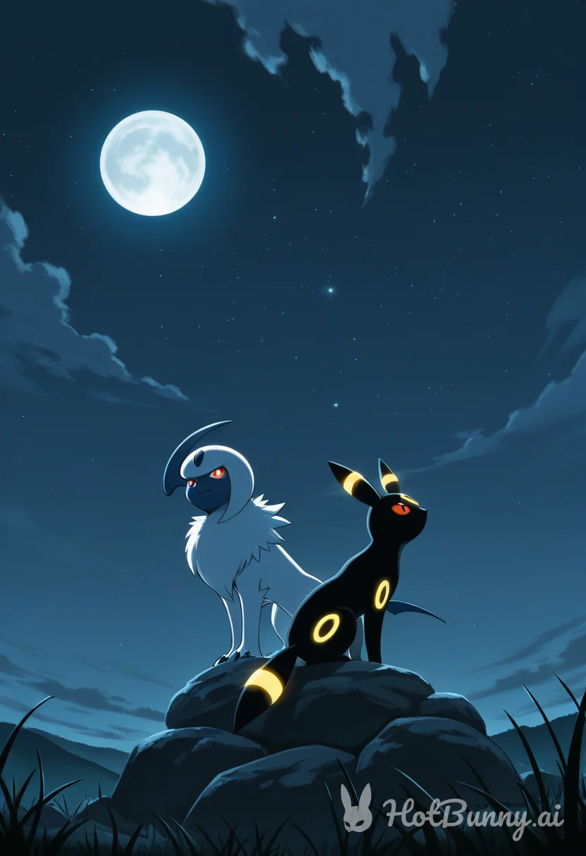 Absol and Umbreon 