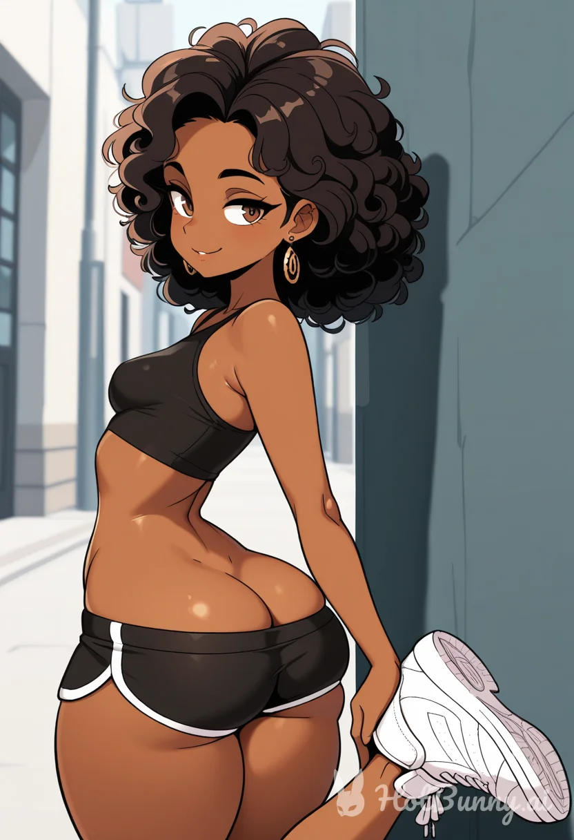She is so cute and provocative 