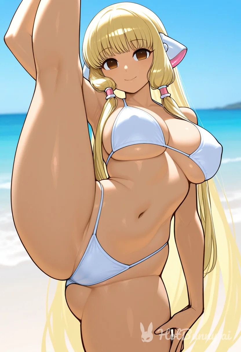 Swimsuit Blonde Ai Hentai