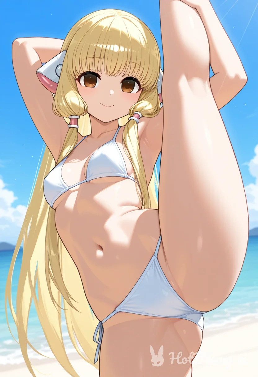 Swimsuit Blonde Ai Hentai