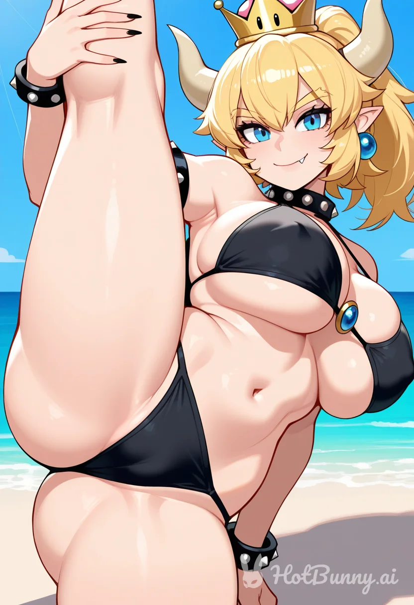 Bowsette from Mario Ai Hentai