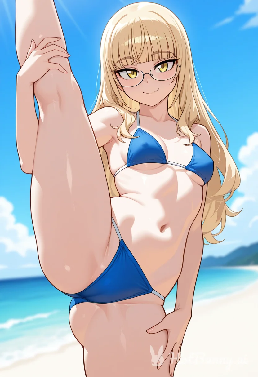 Swimsuit Blonde Ai Hentai