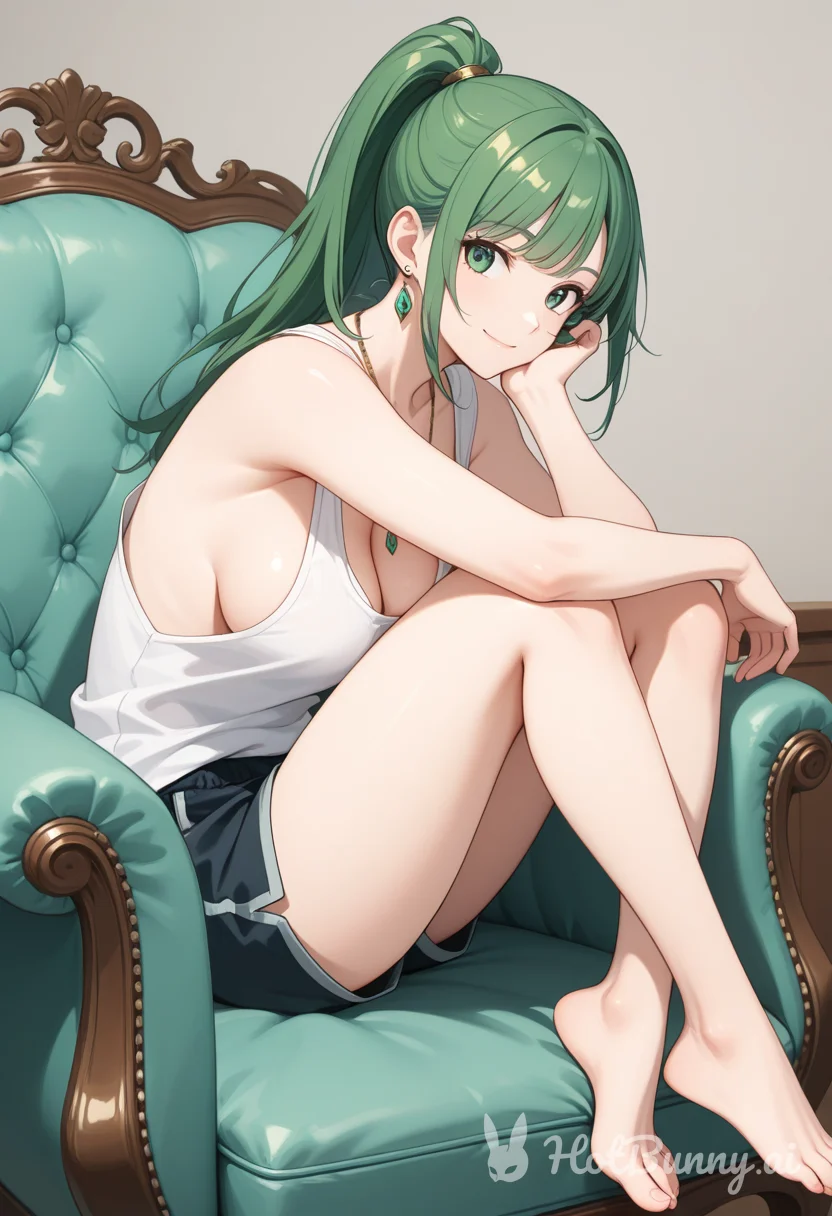 Green Hair Girl 