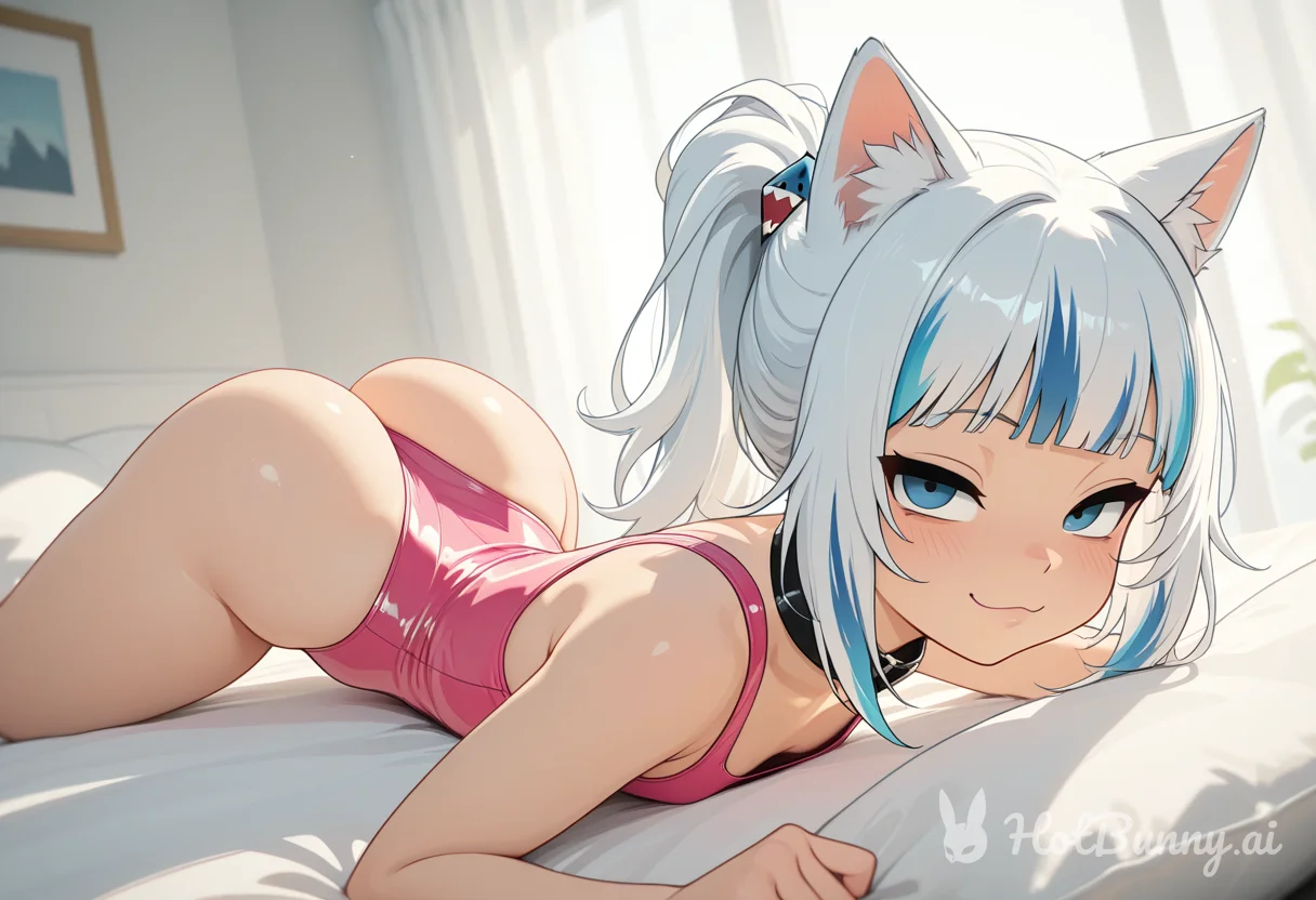 Gawr Gura Cat Girl Ai Hentai