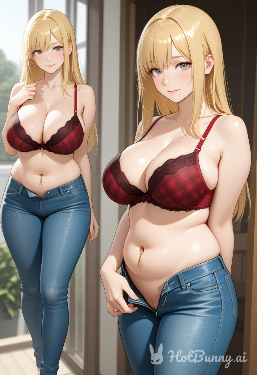 Chubby Blonde Lingerie Ai Hentai