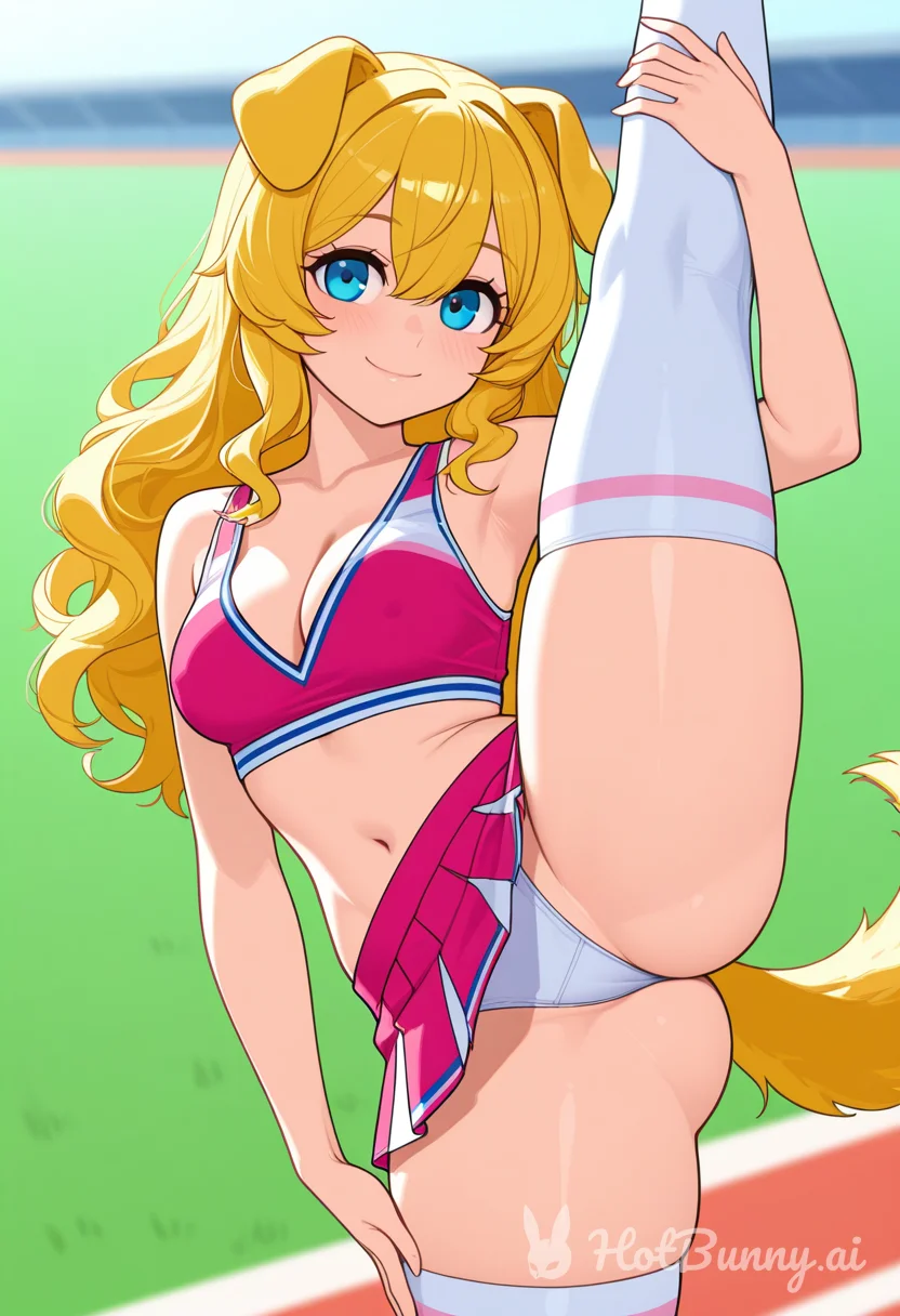 Dog Girl Blonde Cheerleader Ai Hentai