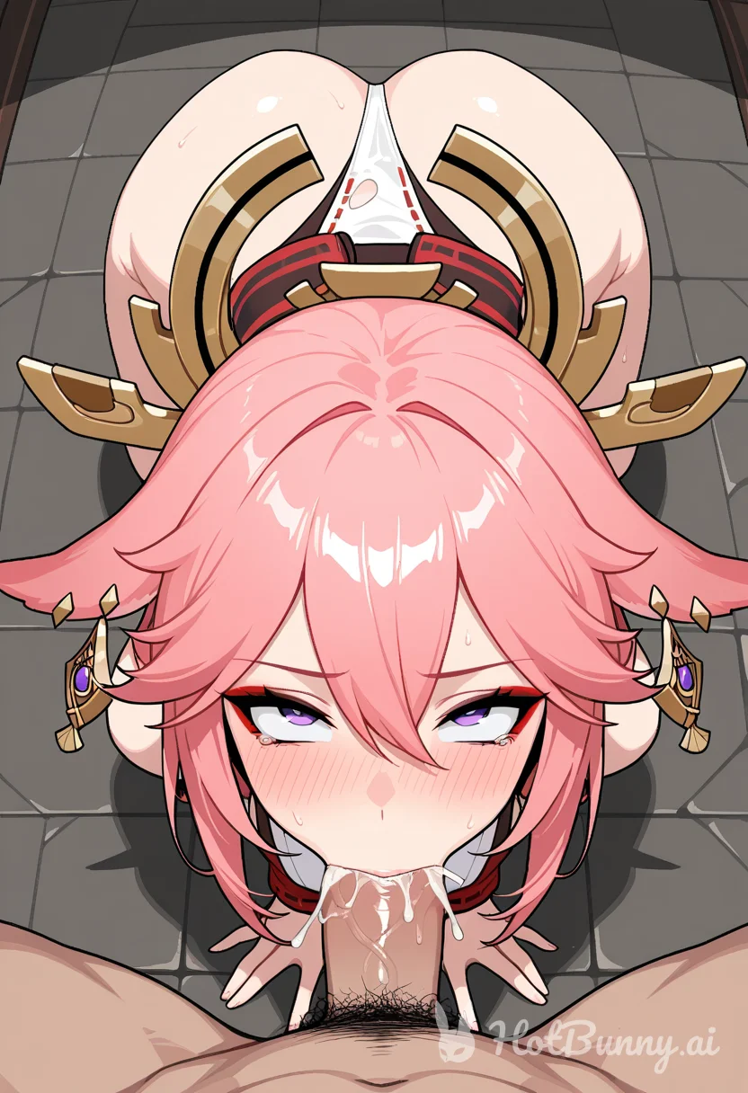 Yae Miko Blowjob Ai Hentai