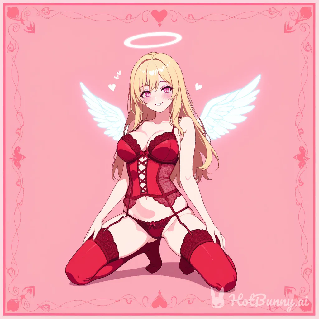 Angel Lingerie Blonde Ai Hentai