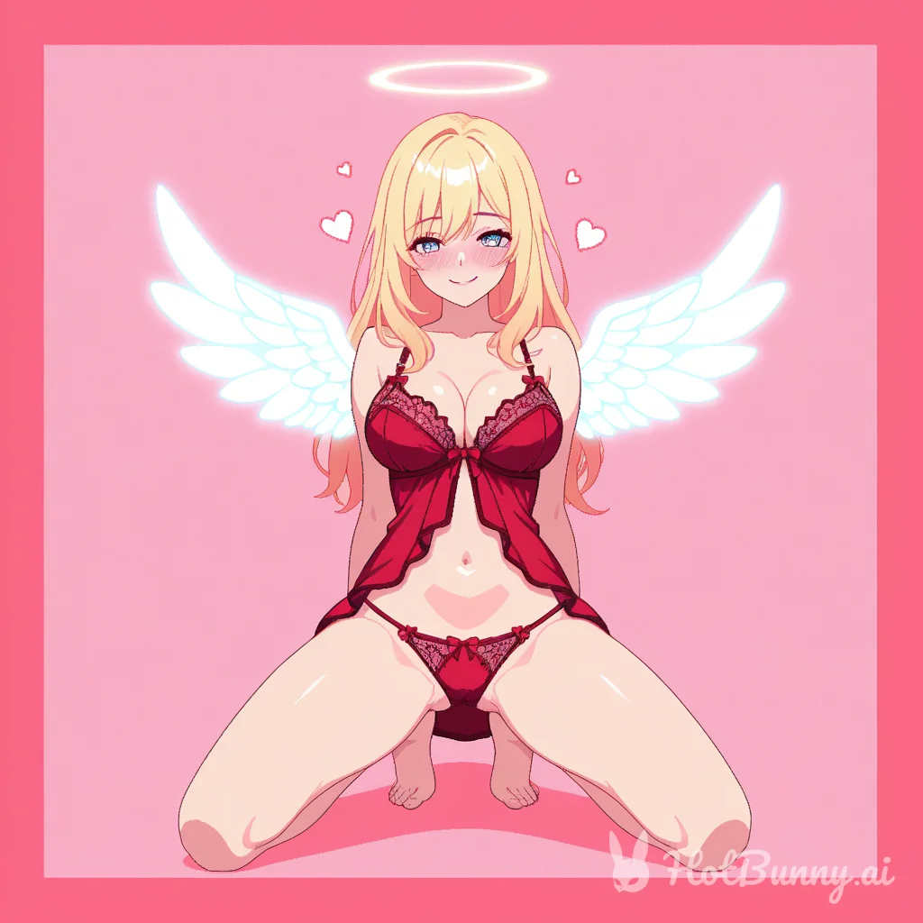 Angel Lingerie Blonde Ai Hentai