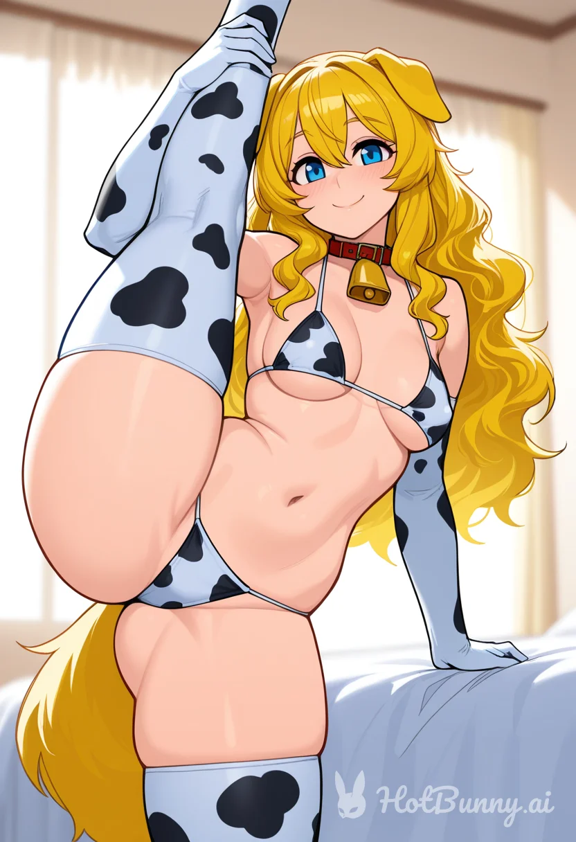 Dog Girl Cowgirl Swimsuit Ai Hentai