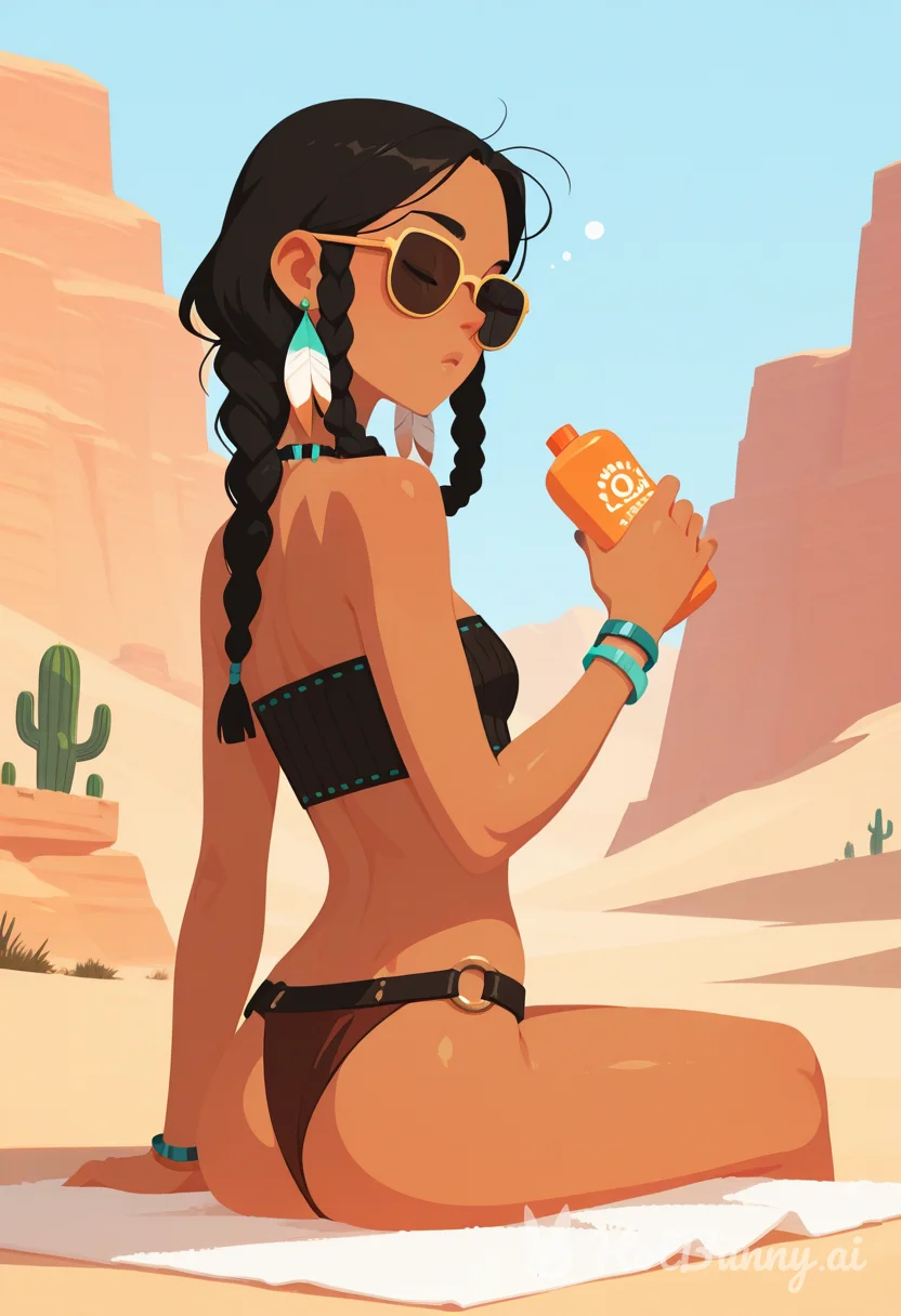 Ebony Swimsuit Ai Hentai