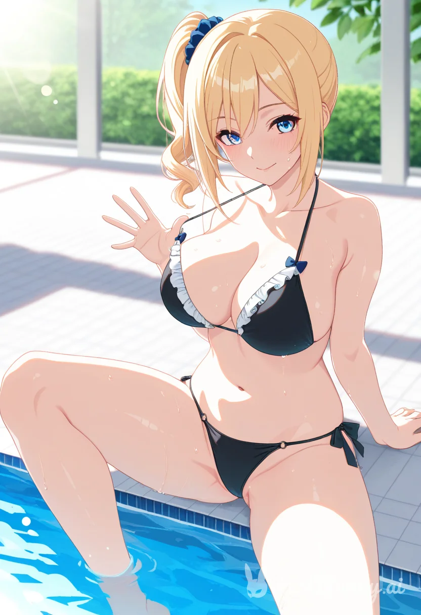 Swimsuit Blonde Ai Hentai