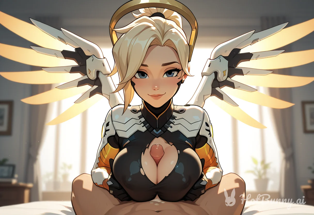 Mercy from Overwatch Paizuri Ai Hentai