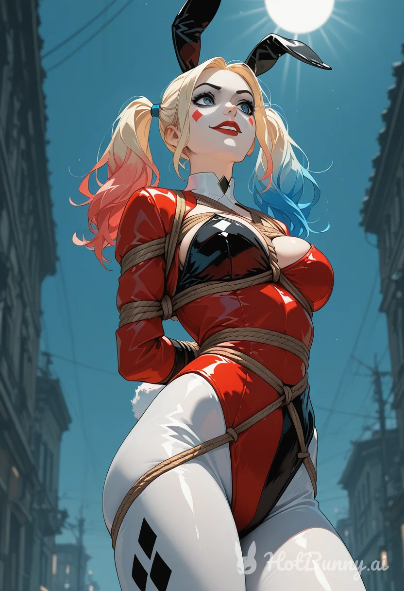 Bondage Bunny Girl Blonde Ai Hentai