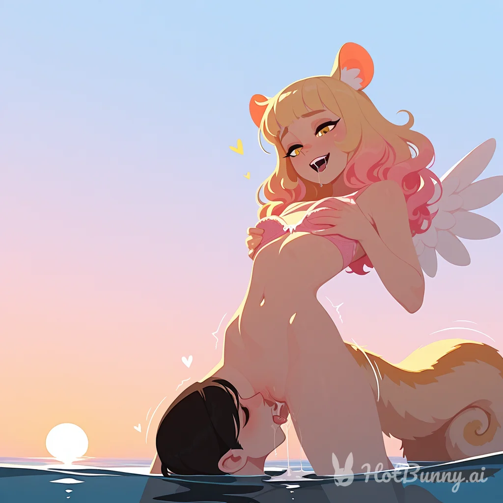 Lesbian Swimsuit Blonde Ai Hentai