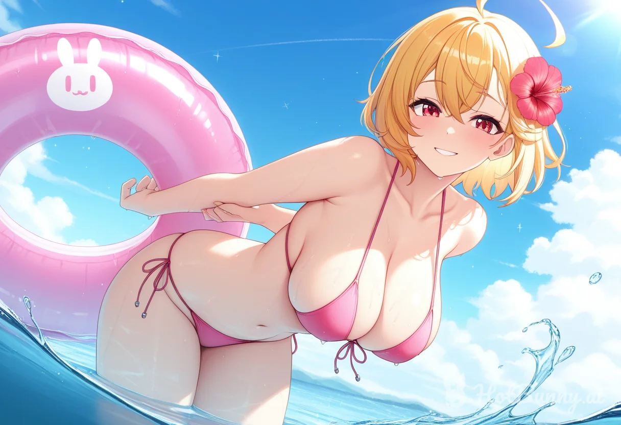 Swimsuit Blonde Ai Hentai