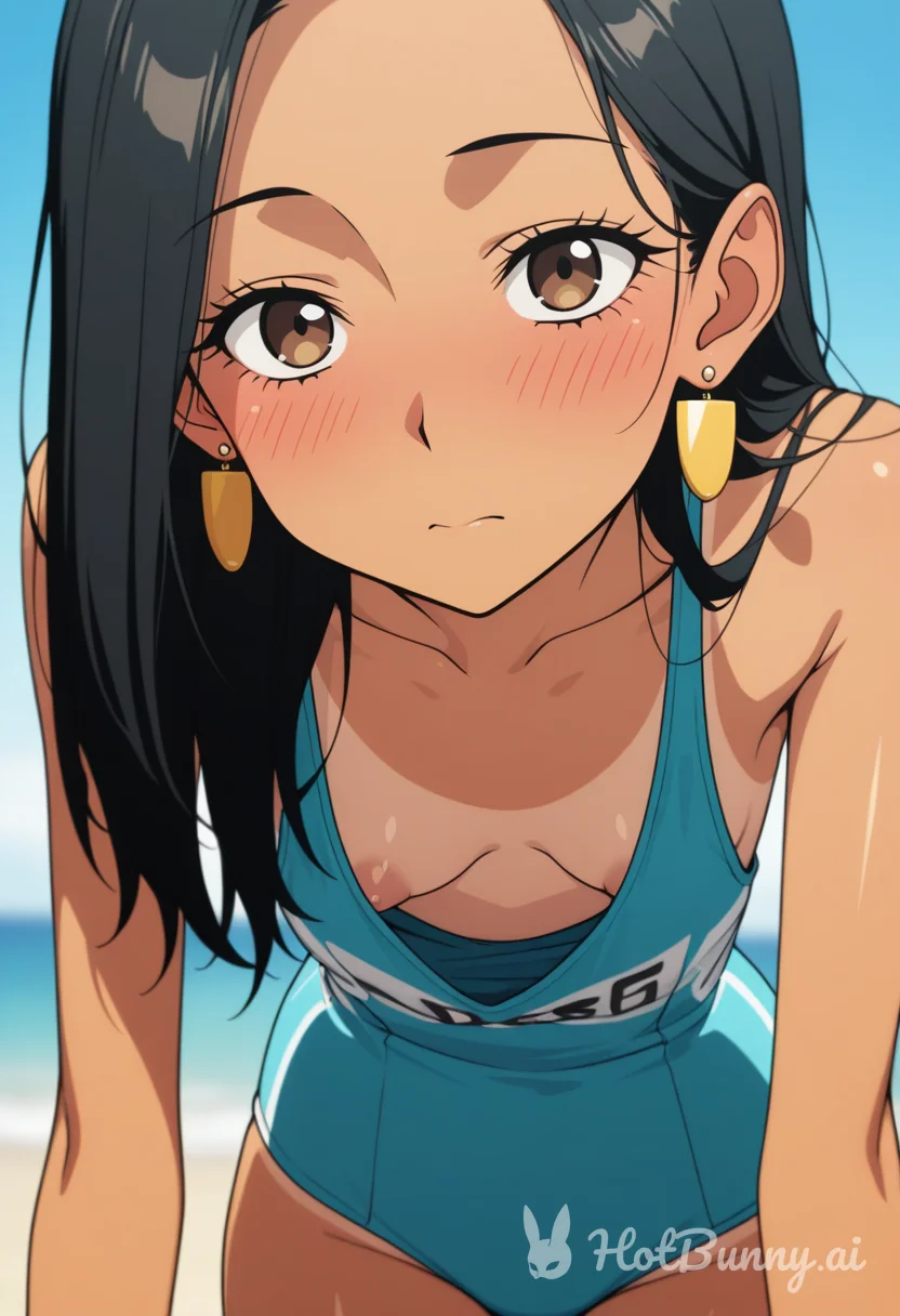 Nana swimsuit downblouse