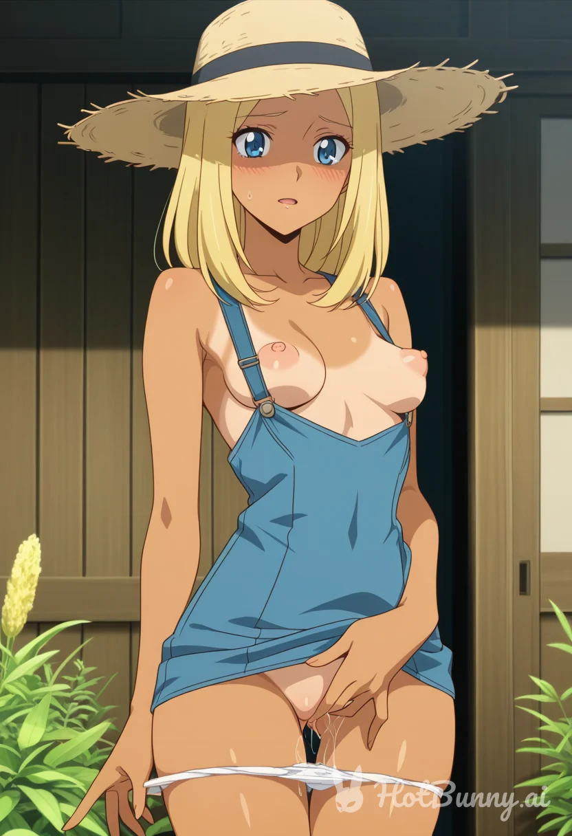 Masturbation Ebony Blonde Ai Hentai