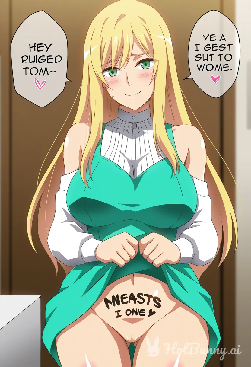 Body Writing Blonde Ai Hentai