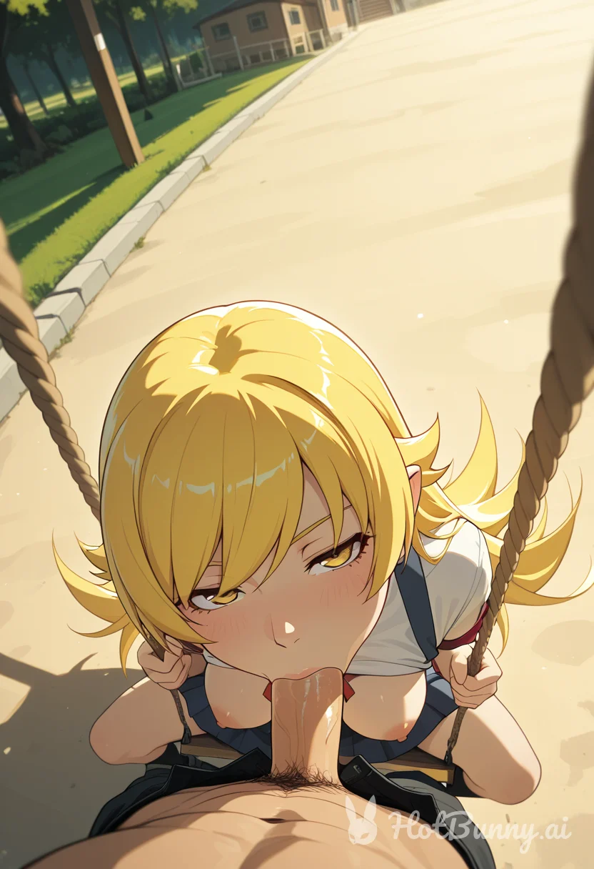 Swingin on that fat cock