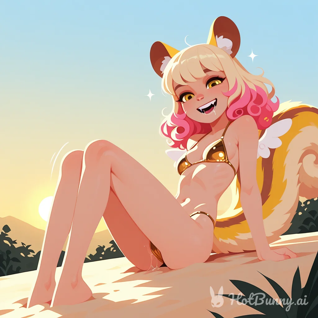Swimsuit Blonde Ai Hentai