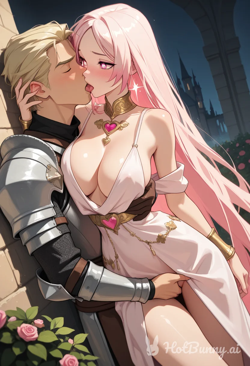 Fingering Blonde Knight Ai Hentai