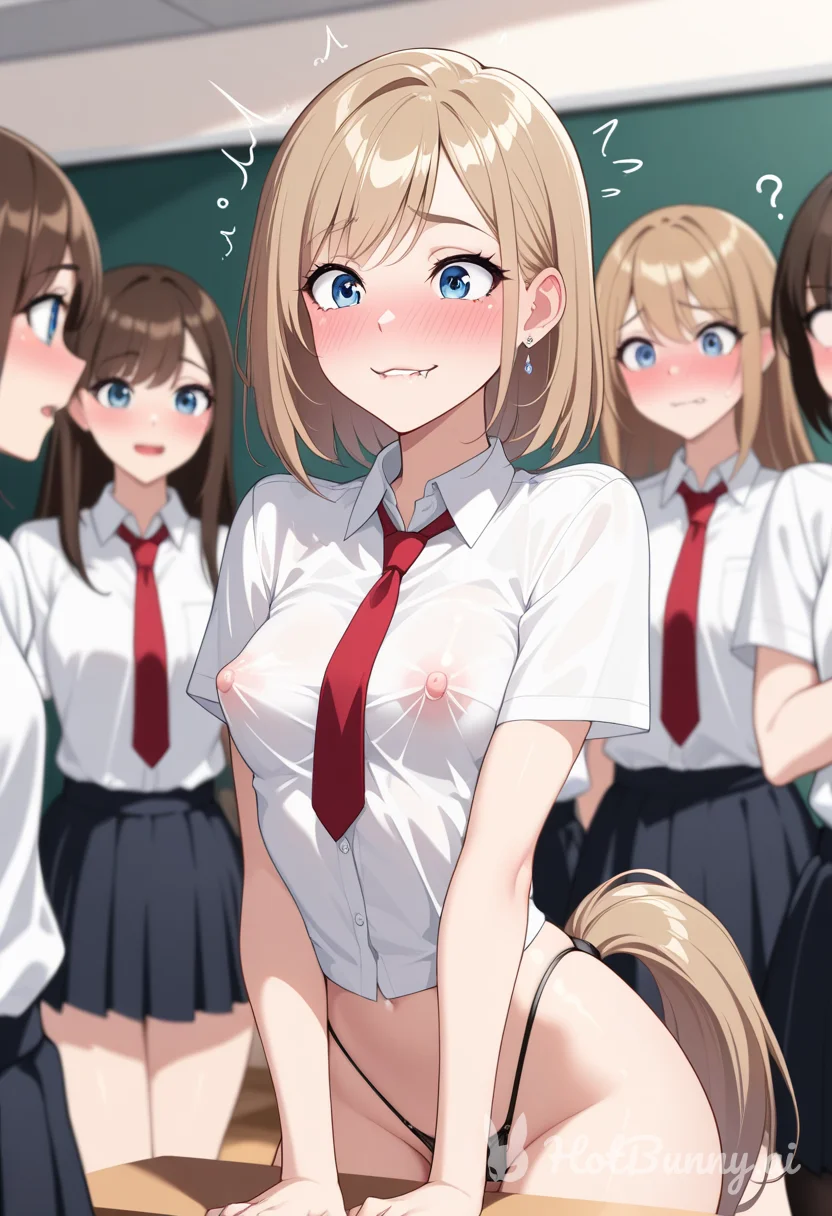School Girl picked the wrong Sex education class