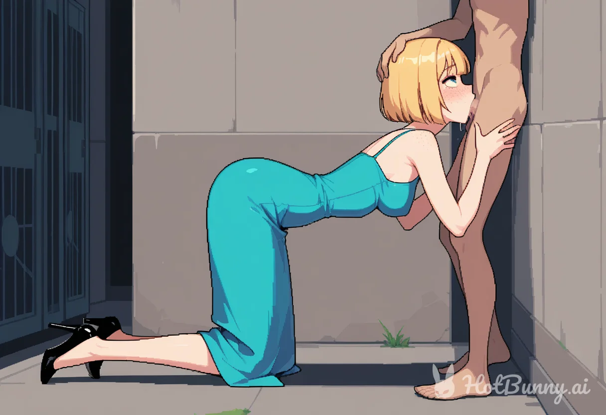 Blowjob Blonde Ai Hentai