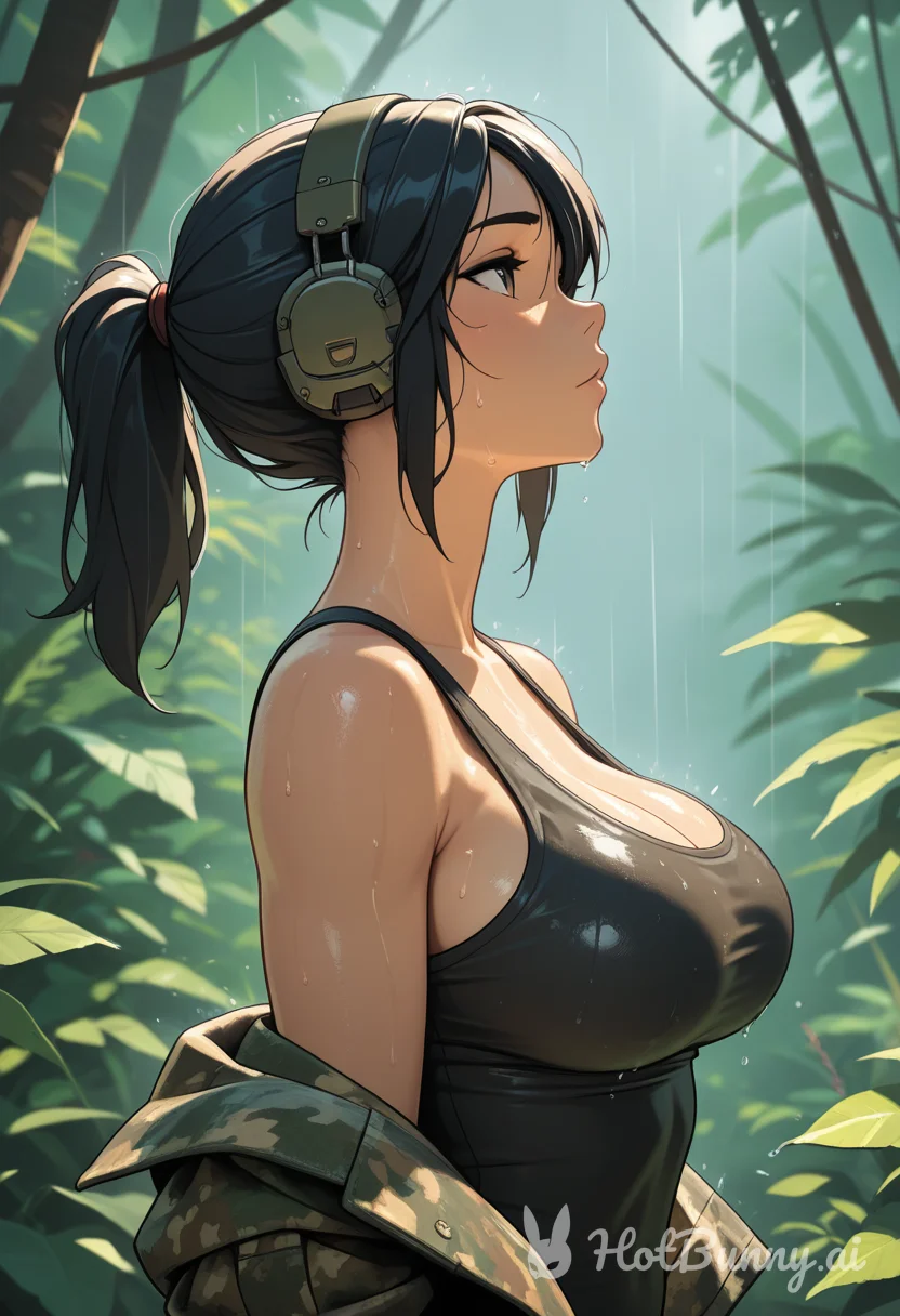 Enjoying the rain