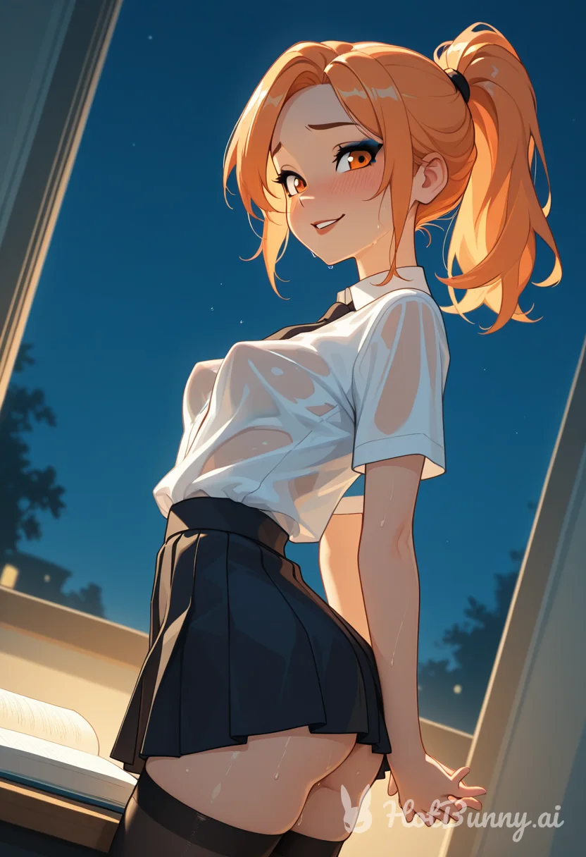 Schoolgirl Blonde Ai Hentai