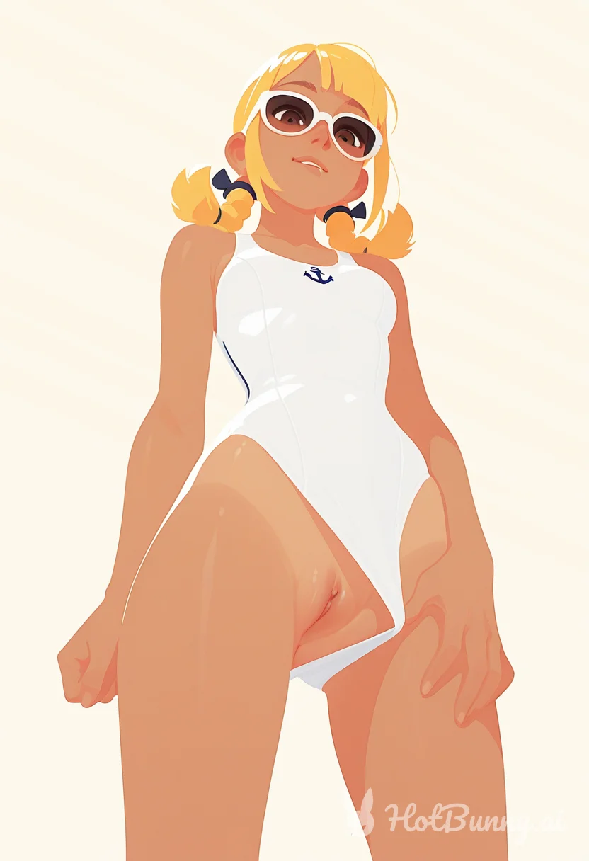 Swimsuit Blonde Ai Hentai