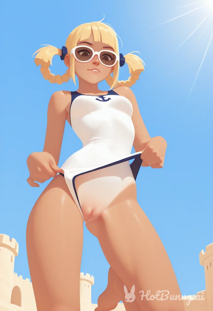 Swimsuit Blonde Ai Hentai