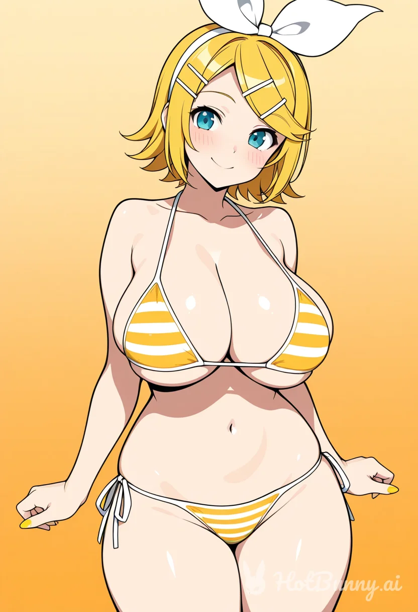 Swimsuit Huge Tits Blonde Ai Hentai