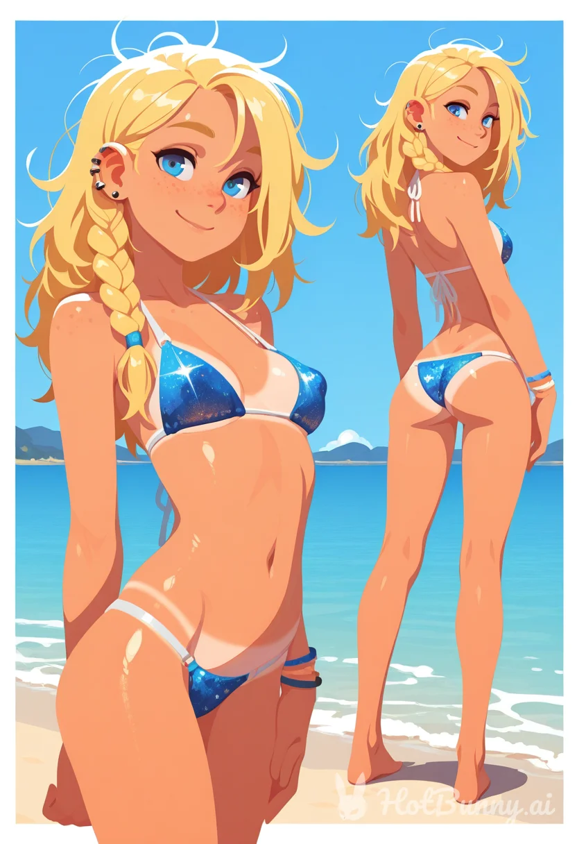 Swimsuit Blonde Ai Hentai