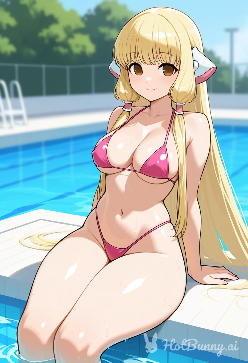 Swimsuit Blonde Ai Hentai