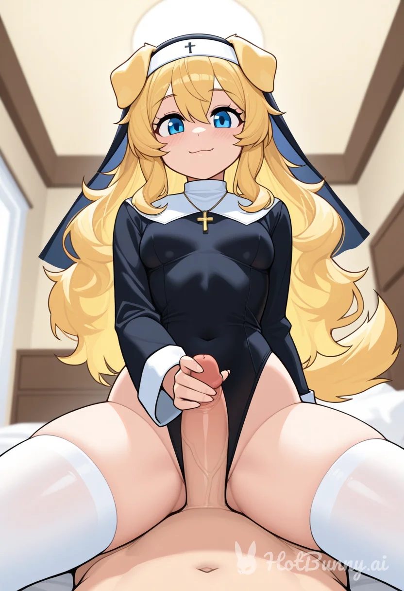 Dog Girl Nun Blonde Ai Hentai