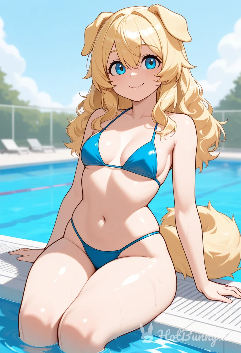 Dog Girl Swimsuit Chubby Ai Hentai
