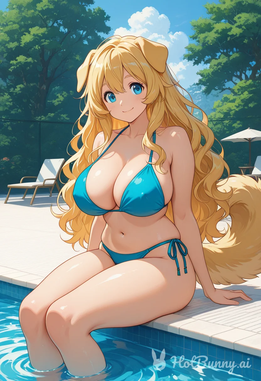 Dog Girl Swimsuit Chubby Ai Hentai