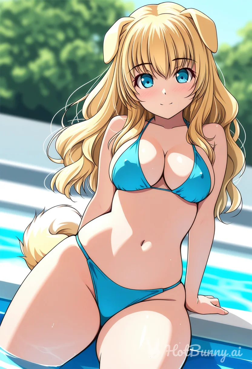 Dog Girl Swimsuit Chubby Ai Hentai