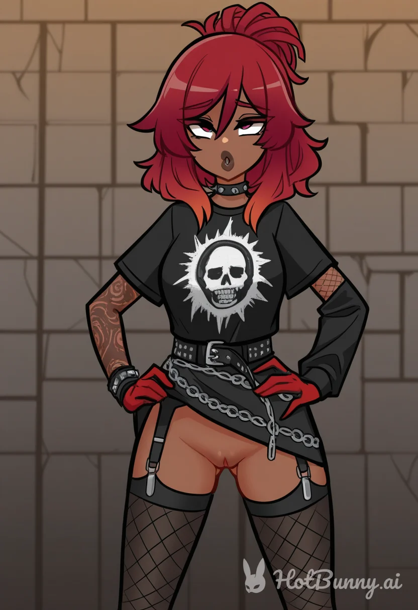 Lingerie Ebony Ai Hentai